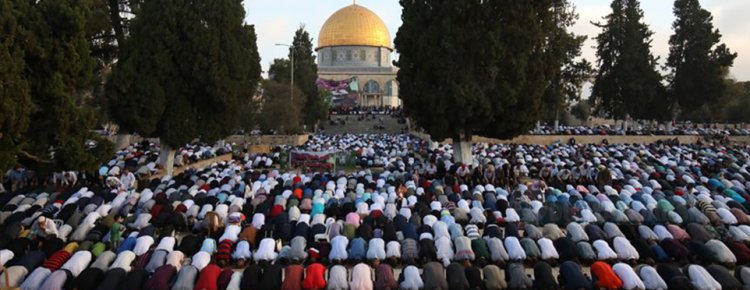 Irçı Yahudilerin 'baskı ve tehdidi' Aksa'da bayram namazı saatini değiştirdi