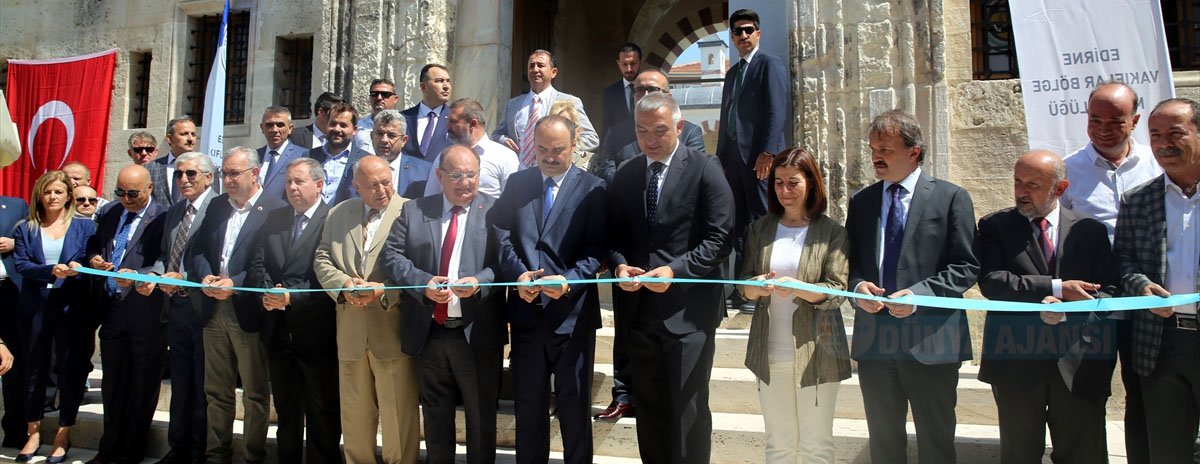 Edirne’de  Fatih'in eğitim gördüğü medrese açıldı