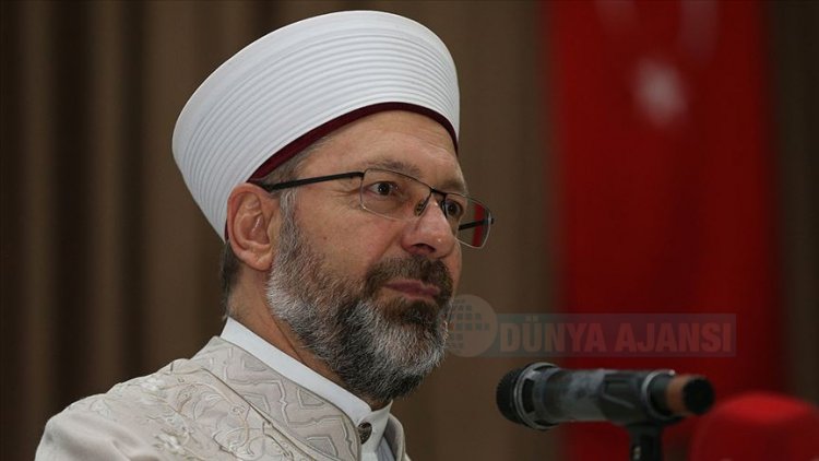 Erbaş: Din istismarı İslam ümmetinin birliğini tehdit eden ciddi bir güvenlik meselesi