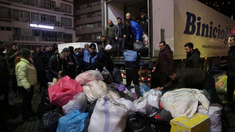 Trabzon, Ordu ve Giresun'dan depremzedelere yönelik yardım kampanyası