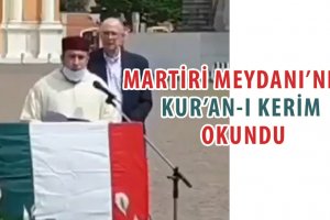 Martiri Meydanı’nda koronavirüse karşı Kur’an-ı Kerim okundu