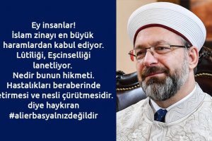 Diyanet İşleri Başkanı Erbaş'a destekler çığ gibi büyüyor