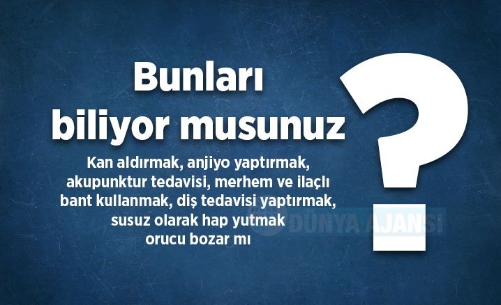 Bunları biliyor musunuz?