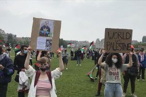 Hollanda’da İsrail'in ilhak planı protesto edildi