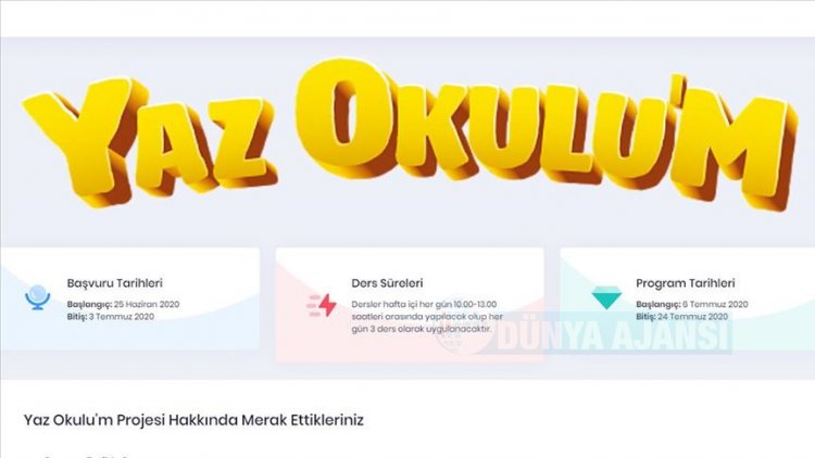 Çocuklarla 'Online Yaz Okulu' programı başlıyor