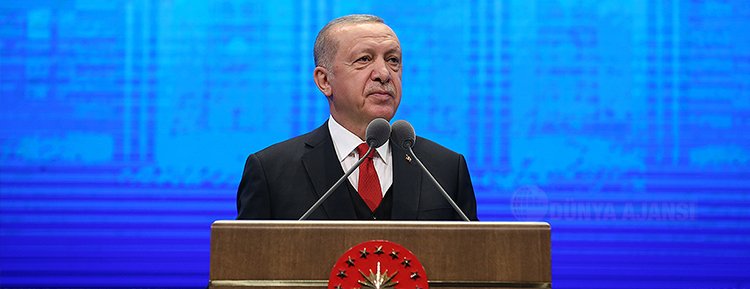 Cumhurbaşkanı Recep Tayyip Erdoğan, 2 Yıllık Değerlendirme Toplantısı'nda katılımcılara hitap etti