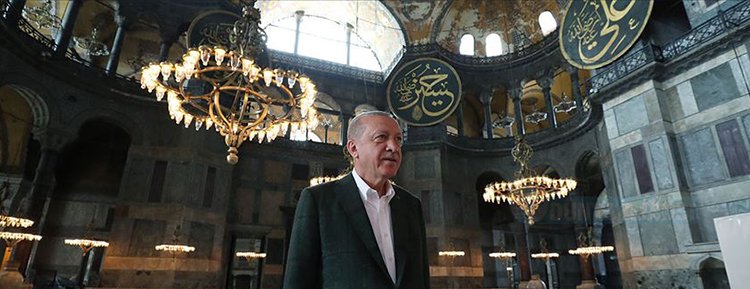 Cumhurbaşkanı Erdoğan 9 dilde 'Ayasofya' videosunu paylaştı