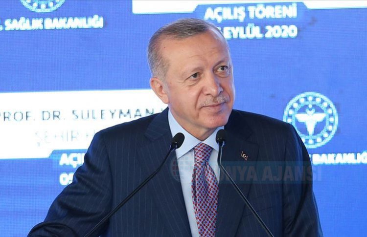 Cumhurbaşkanı Erdoğan Göztepe Prof. Dr. Süleyman Yalçın Şehir Hastanesi paylaşımı