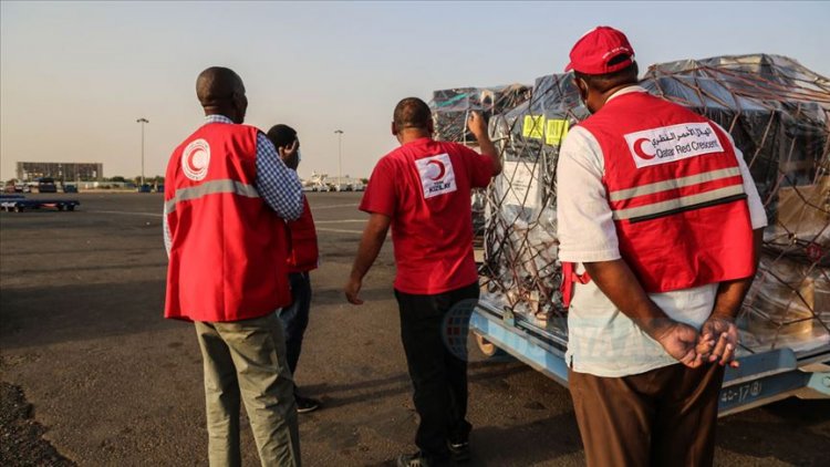 Türk Kızılayı ve Katar Kızılayından Sudan'ın Kovid-19'la mücadelesine destek