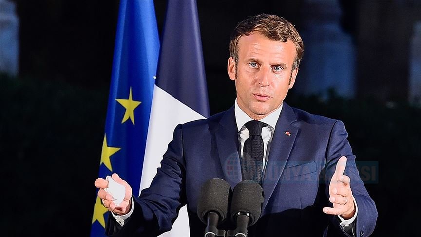 Macron: Erdoğan hükümetine karşı açık ve sert olmalıyız