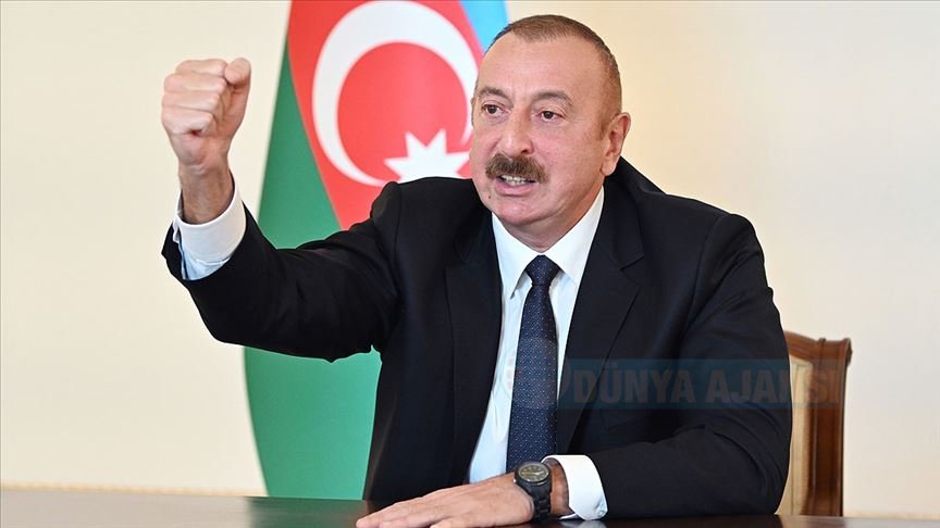 Aliyev: Ermenistan'ın namert hareketleri Azerbaycan halkının iradesini kıramayacak