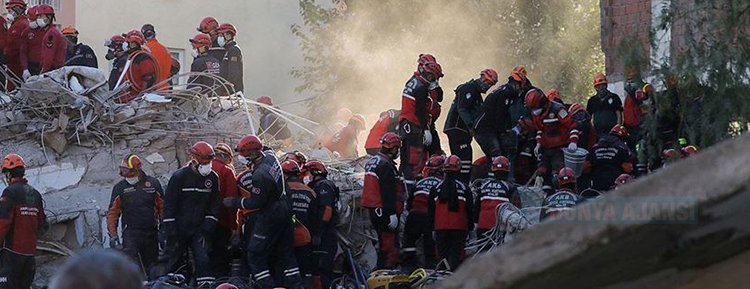 İzmir'deki depremde can kaybı 91'e yükseldi