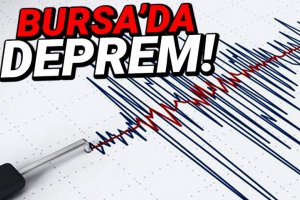 Bursa'nın Nilüfer ilçesinde 3.0 şiddetinde deprem gerçekleşti