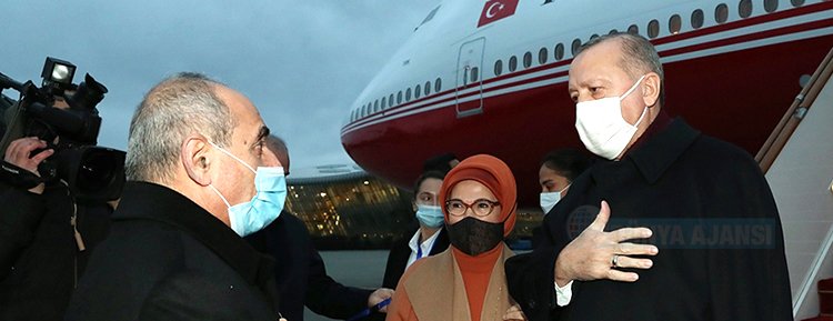 Cumhurbaşkanı Erdoğan Azerbaycan'da