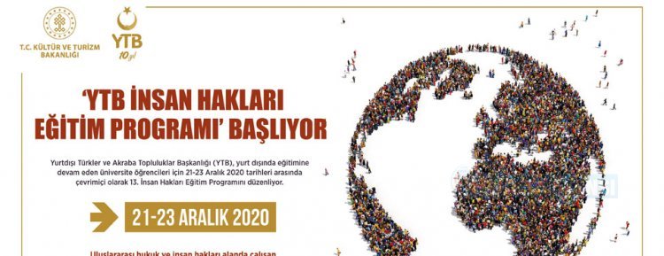 YTB’den yurt dışındaki gençlere çevrimiçi İnsan Hakları Eğitim Programı