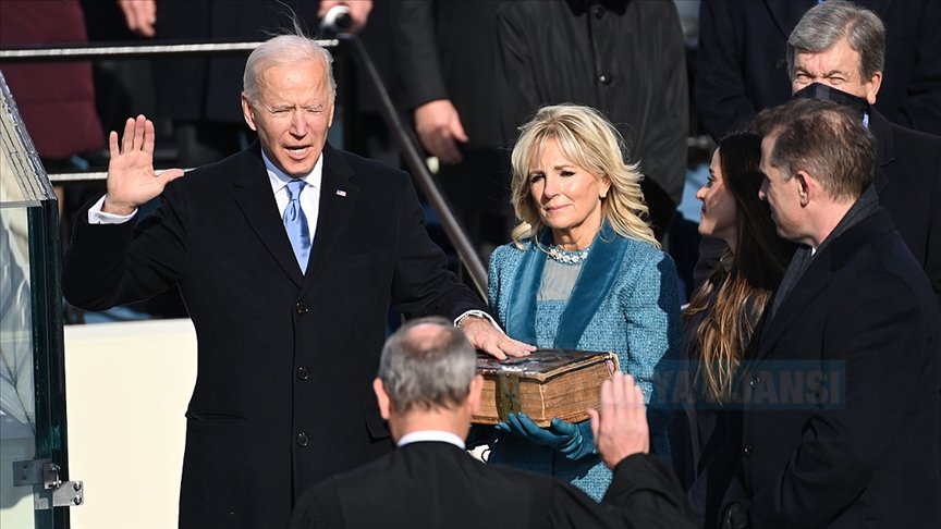 Joe Biden yemin ederek ABD'nin 46. başkanı oldu