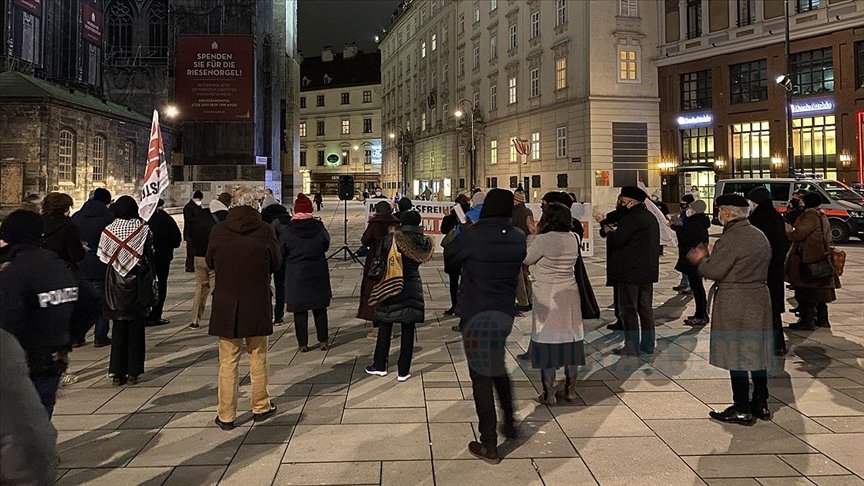 Avusturya’da Müslümanların haklarını kısıtlayan 'terörle mücadele yasa tasarısı'na protesto