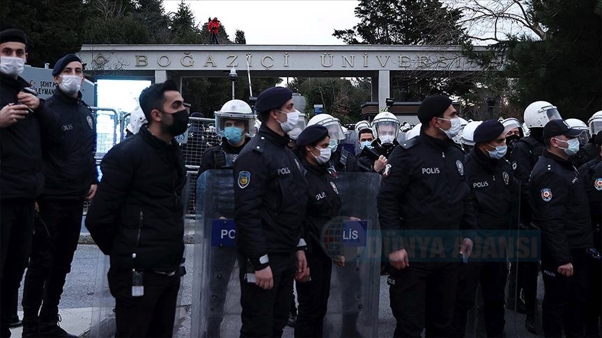 Boğaziçi'ndeki gösterilerinde 79 kişinin terör örgütü propagandasından suç kaydı bulunuyor