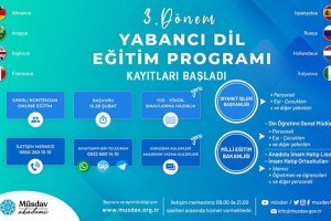 MÜSDAV 3. dönem yabancı dil programı başladı