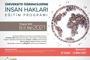 YTB'nin “İnsan Hakları Online Eğitim Programı”na başvurular başladı