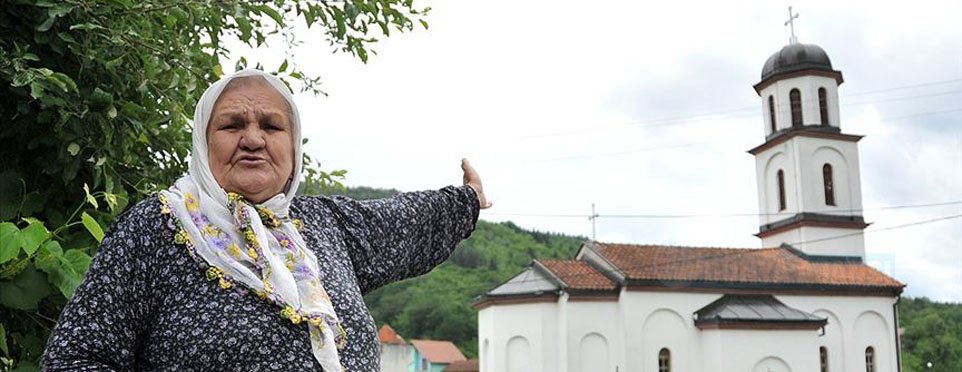 Sırplar bahçeme izinsiz kilise inşa ettiler