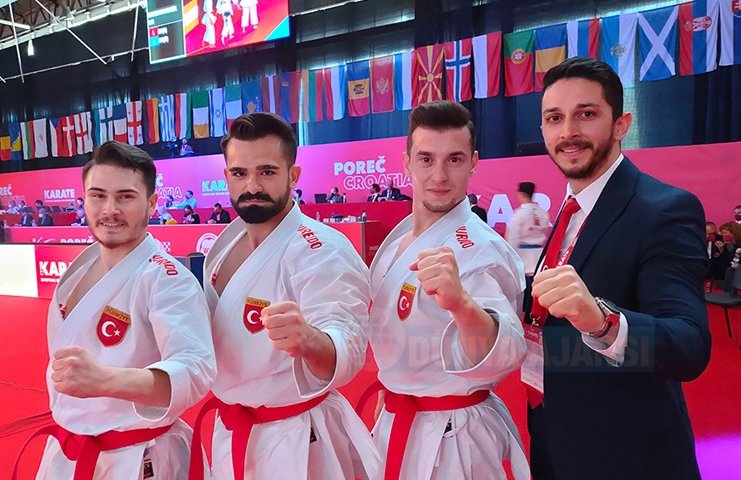 Karate Milli Takımıda Kata Erkekler Avrupa şampiyonu oldu