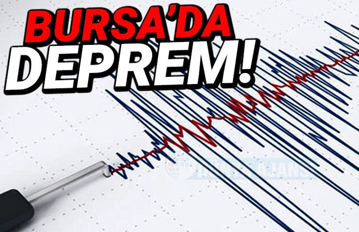 Bursa'nın Nilüfer ilçesinde 3.0 şiddetinde deprem gerçekleşti