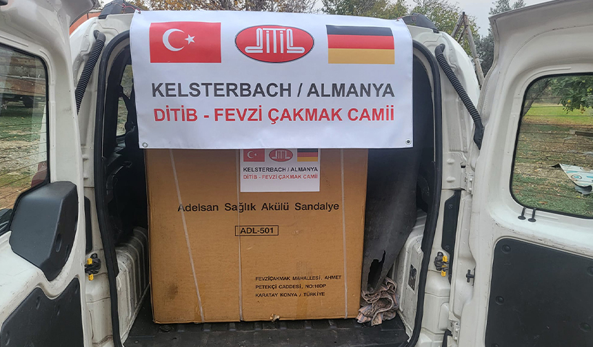 Almanya’dan kurulan gönül köprüsü yüzleri güldürdü