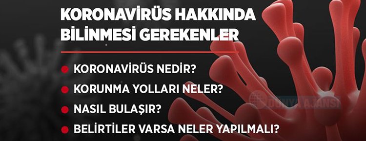 Koronavirüs hakkında bilinmesi gerekenler