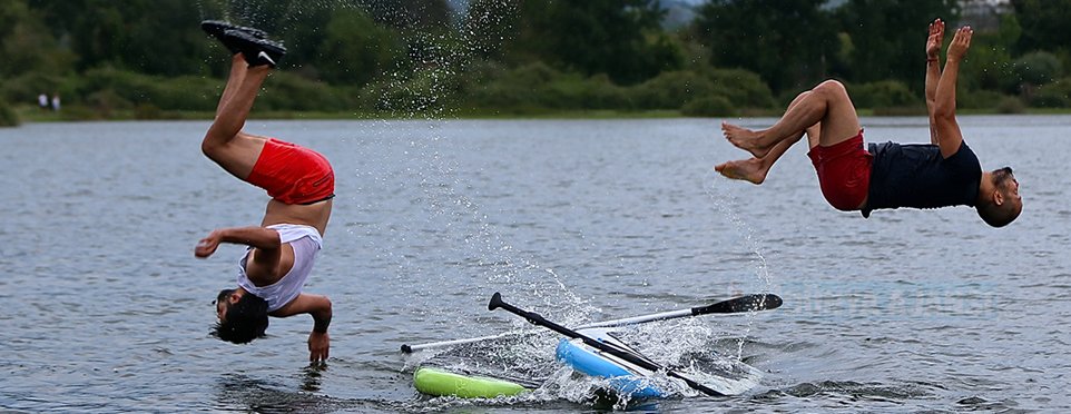 Melen Çayı'nda maceraseverlerin yeni gözdesi 'Paddle'