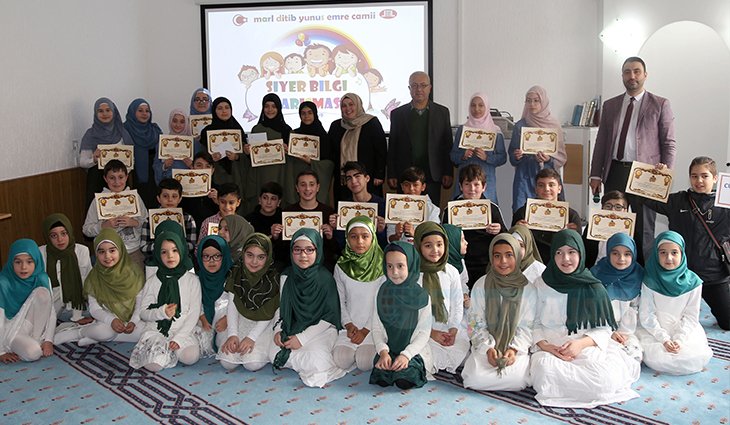 Yunus Emre Camii’nde “Siyer-i Nebi Bilgi Yarışması” düzenlendi