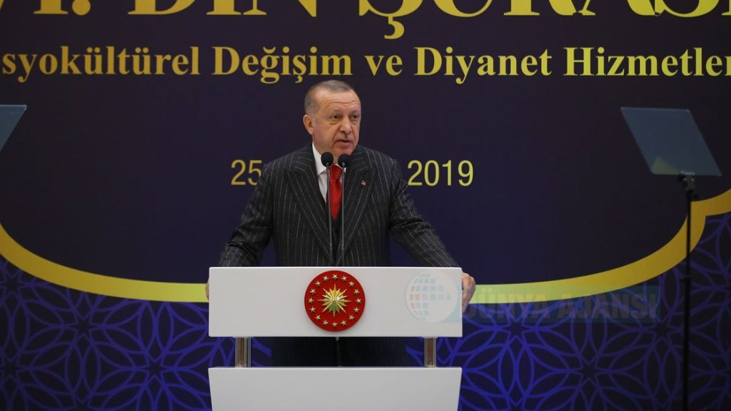 Cumhurbaşkanı Erdoğan: İslam bize göre değil