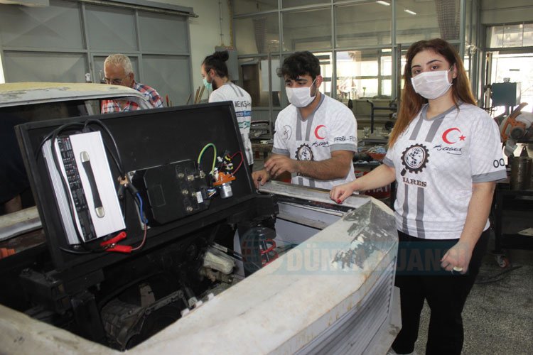 TÜBİTAK ödüllü elektrikli araç yapımında sona yaklaşıldı