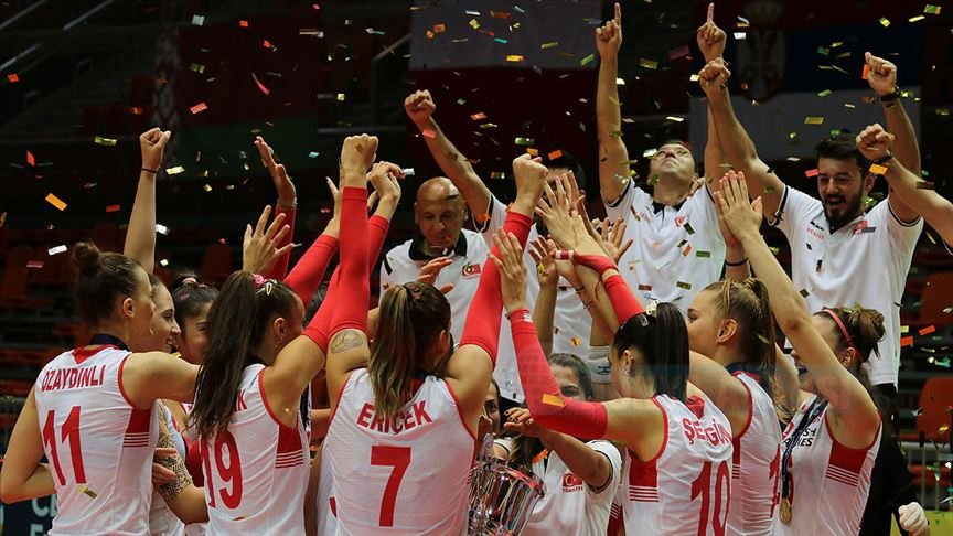 Türkiye 19 Yaş Altı Kız Voleybol Milli Takımı Avrupa Şampiyonu oldu