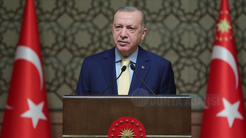 Cumhurbaşkanı Erdoğan: Kadına yönelik her türlü fiziki ve ruhsal şiddeti en sert şekilde kınıyorum