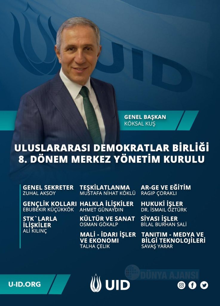 Uluslararası Demokratlar Birliği’de görev dağılımı yapıldı