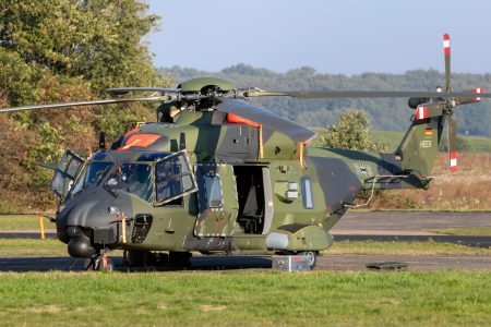 almanya da askeri helikopter d