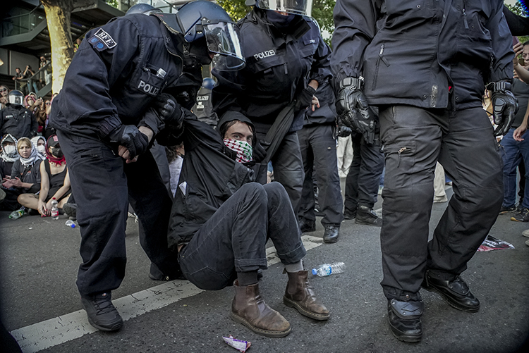 Berlin'deki Filistin eylemi