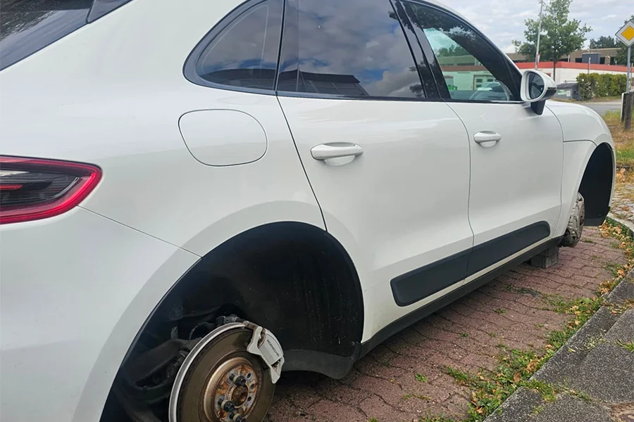 Bremen'de çalınan Porsche'nin son durumu