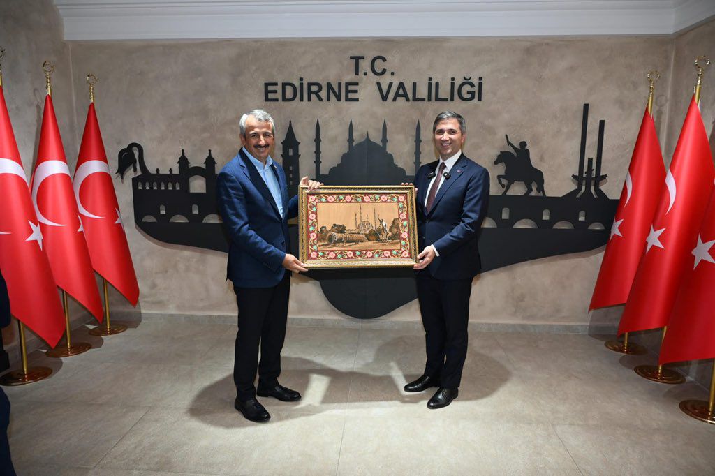 Edirne Valisi ile toplantı