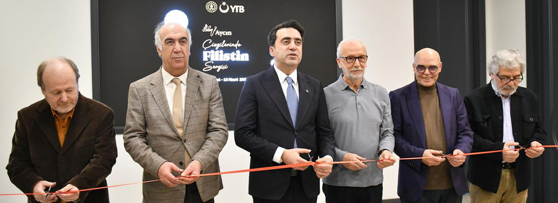 YTB’de ramazan öncesi anlamlı sergi: "Hasan Aycın Çizgilerinde Filistin"