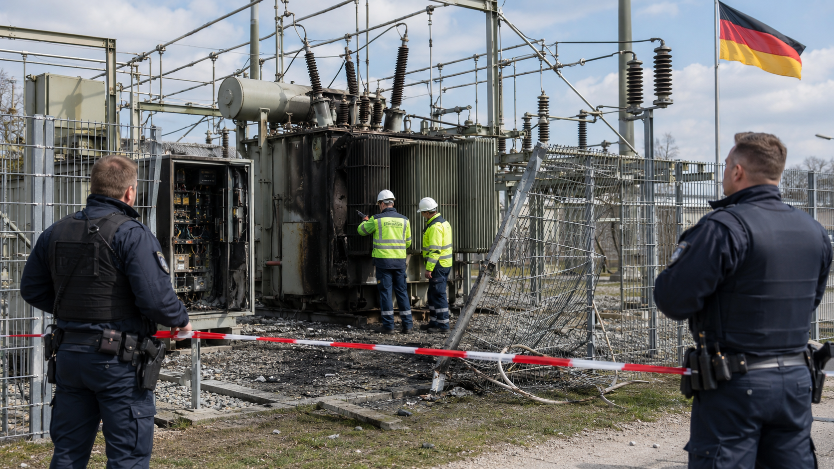 Almanya’da enerji şebekesine saldırı şüphesi