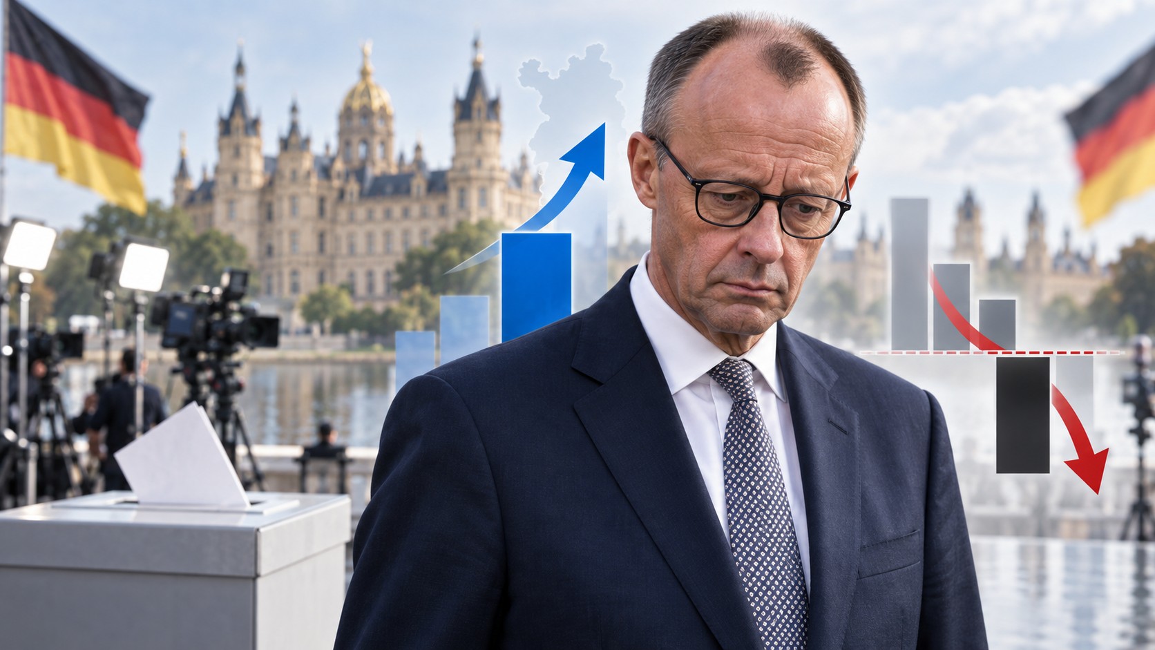 Almanya'da CDU tarihî seçim yenilgisine uğradı: Merz'in partisi Mecklenburg-Vorpommern'de baraja takılmadı
