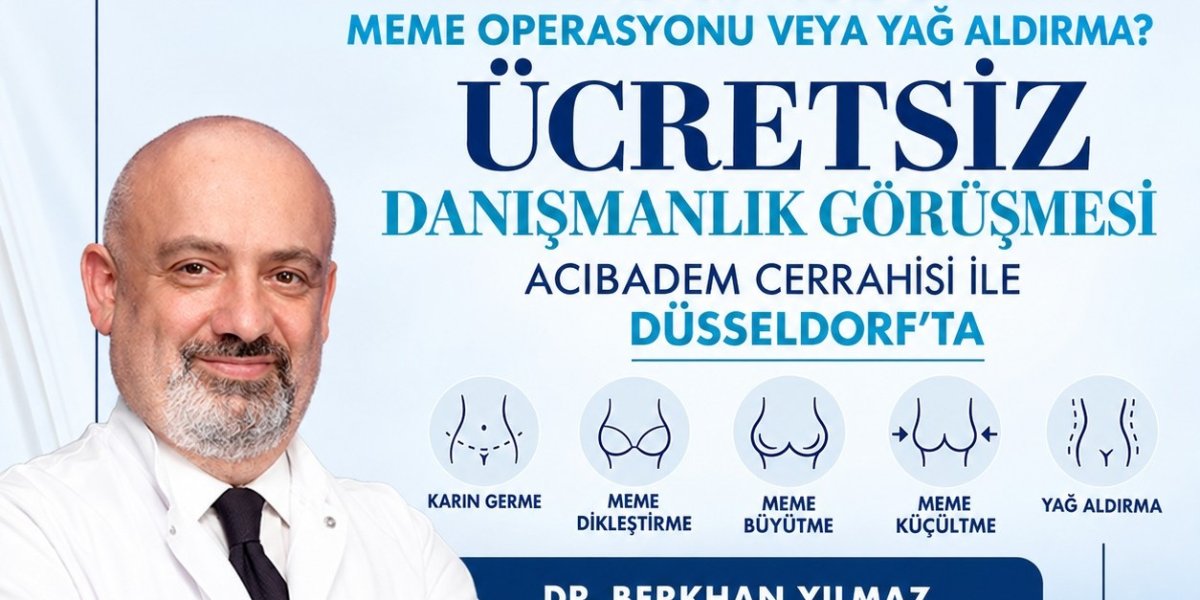 Ünlü plastik cerrah Düsseldorf'ta ücretsiz danışmanlık hizmeti sunacak