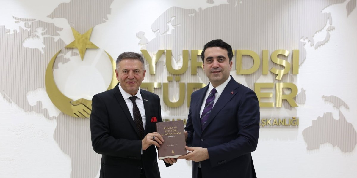 Alman Türk işinsanları YTB Başkanı ile ticaret ve dil konularını görüştü