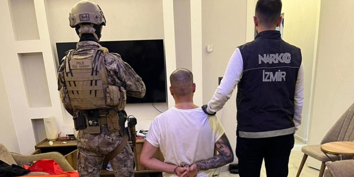 Almanya'nın uluslararası arama listesinde aranan Berisha İzmir'de yakalandı